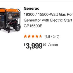 Like New Generator Used Twice