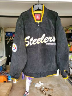 XL NFL Steelers Leather Jacket