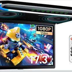 17.3 Inch 16:9 Ultra-Thin FHD Digital TFT Screen 1080P Video Car Overhead Player Roof Mounted Monitor HDMI Port 1920 * 1080 Full Hd