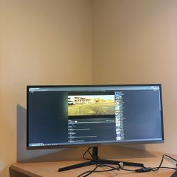 Samsung 34” ultrawide monitor 