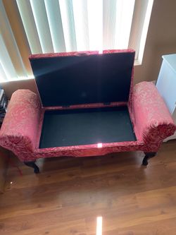 Storage ottoman bench $30