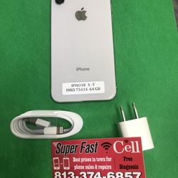 ⌚️⌚️iPhone X 64gb Factory Unlocked With Warranty 