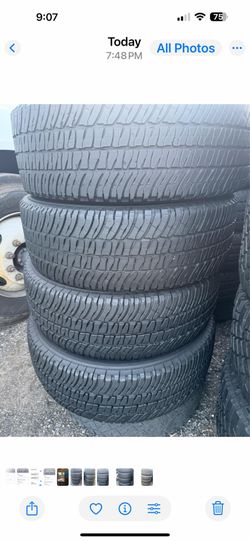 275/65/20 Used tires set of”4” Michlin  450$ Adam 954/534/6165