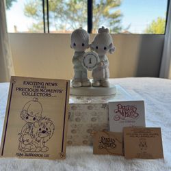 Precious Moments “God Blessed Our Year Together” Figurine (E-2854) – 1983 Vintage