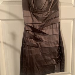 Mocha Cocktail Dress Size 3