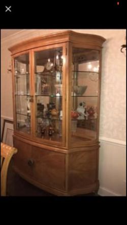 Dinning Room & China Cabinet with lighting.
