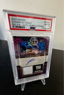 Kadarius Toney Rookie Patch Auto