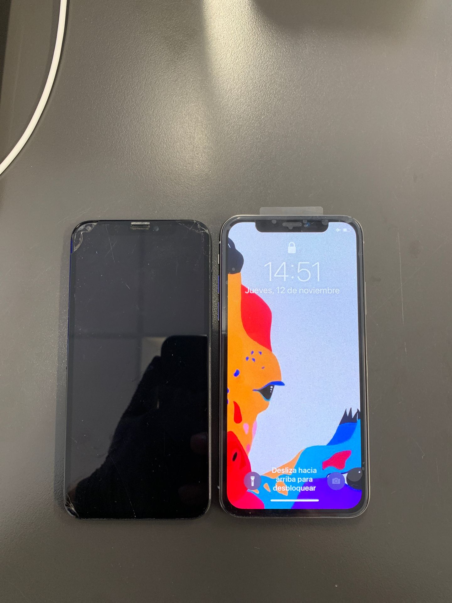 iPhone X screen