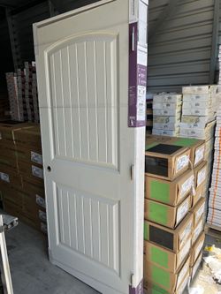 Masonite 36in x 80in Left Hand Primed Prehung Interior Door