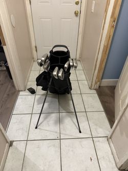 Black Taylor made golf bag