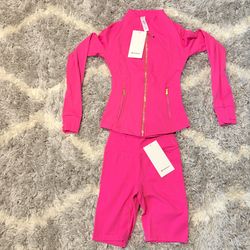 LULULEMON SET (gold zipper)