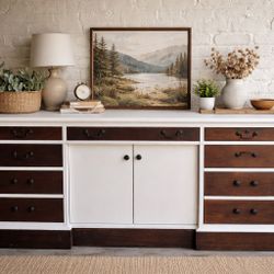  Modern Farmhouse Sideboard / Dresser – Refinished & Solid Wood 