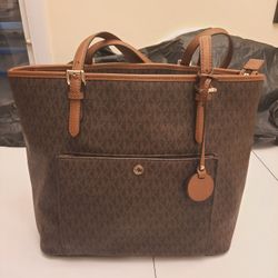 Michael Kors Jet Travel Women's Tote Bag Brown