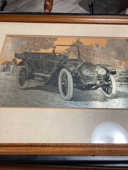 Vintage limited edition prints, etched in, Sterling , silver issued in the late 1970s by the Society of Automotive Historians set of 4  $250 OBO