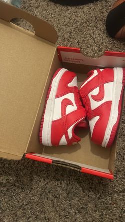 Nike Dunk Low Toddler Sneakers Red White / Green & White / Pink & white
