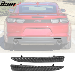 Fits 2016-2024 Chevy Camaro Rear Bumper Reflector Replacement Smoke Sticker Strip
