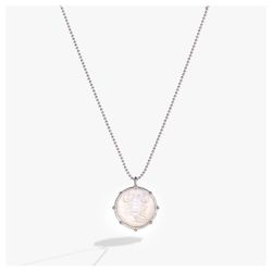 Scorpio Zodiac Double-Sided Charm Necklace