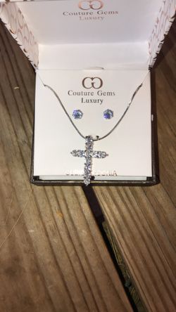 Silver Cross Necklace 