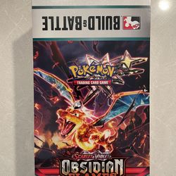 Obsidian Flames Build & Battle Box x10 Display *SEALED CASE* Pokemon Scarlet Violet Charizard Ruler Black Flame