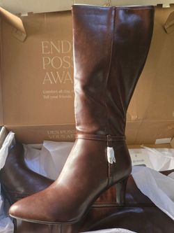LifeStride Galant Wide Calf (Brown, M) size 9 1/2