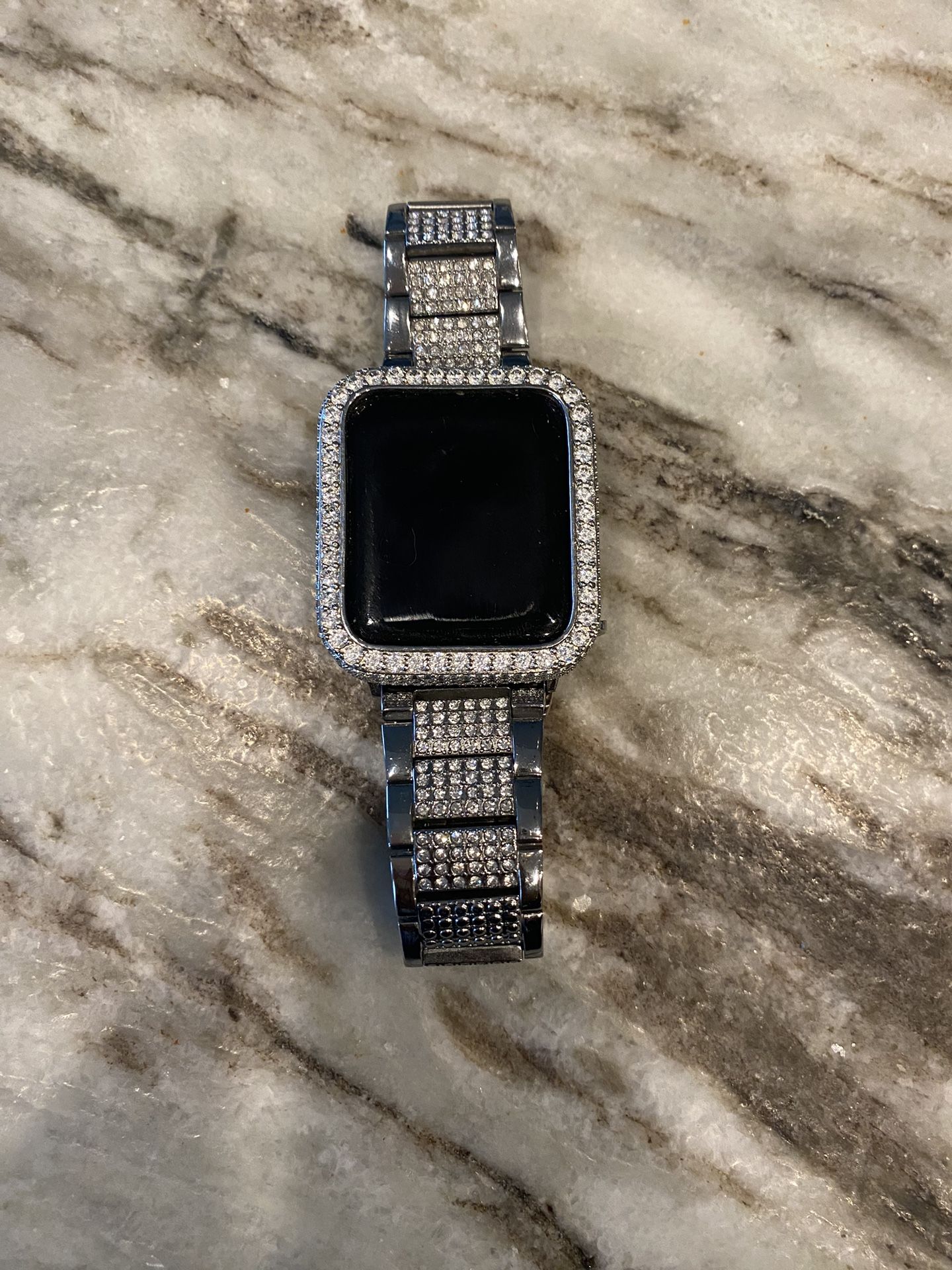 Apple Watch With Lab Diamond Cover