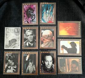 1992 (1st Edition) Star Pics ALIEN 3 (11) Mixed Card Lot