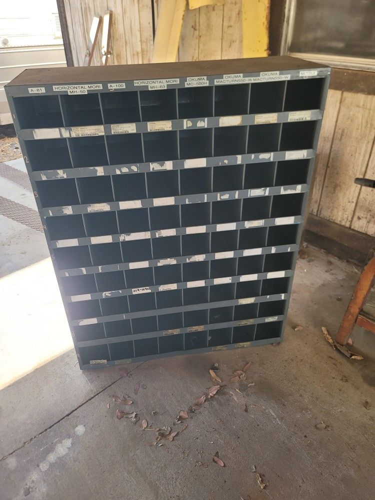 Bolt Bin Cabinet, 72 Bins