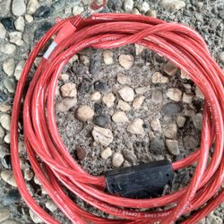 amplifier wire 8 mm  , 17"-18" ft long