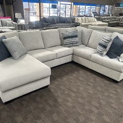 New Light Grey Sectional Sofa