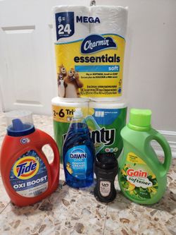 Household Essentials Bundle – Tide, Gain, Dawn, Charmin, Bounty