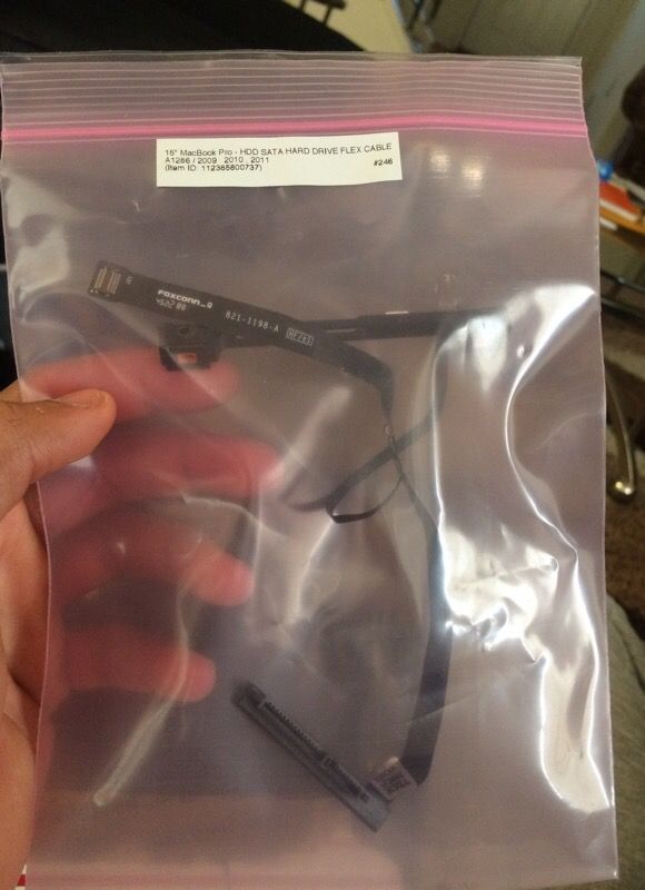 NEW STILL IN PACKAGE HDD SATA Hard drive flex cable MacBook Pro 2009,2010,2011