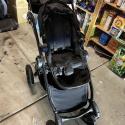 DOUBLE STROLLER WITH SCOOTER