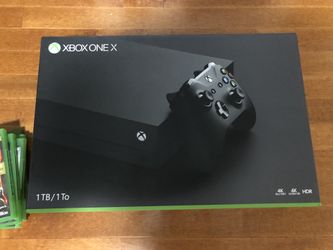Xbox One X 1TB + 5 Games