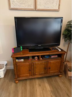 46 Inch Sharp TV with Stand Included