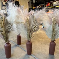 Pampas Grass Vases 