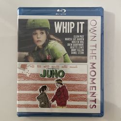 WHIP IT + JUNO Blu Ray Sealed Brand New 