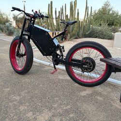 72 V 3000 W class stealth bomber E bike