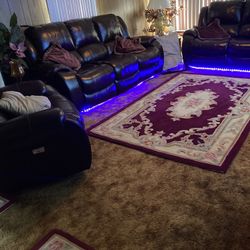 Premium Leather Sofa Set All Power