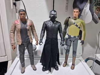 Star Wars Action figures.  18 inches tall.  Good condition.