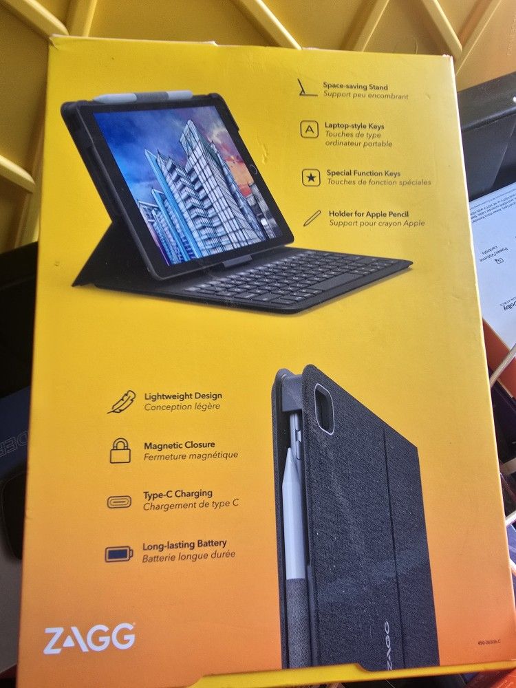 Zagg Messenger Folio 2 Para Ipad 9, 8, And 7 Ipad AIR 3RD GEN