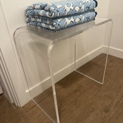 Acrylic Shower Bench 