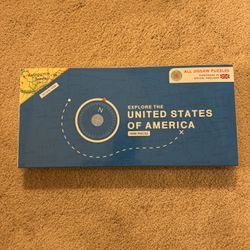 Explore the US Of America Map Jigsaw Puzzle 1000 pc Puzzle Sealed New Unopened