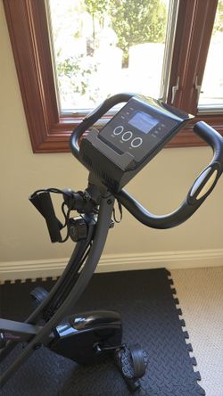 folding recumbent exercise bike