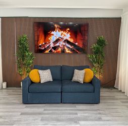 Sectional couch 2 pieces ( Navy Blue)