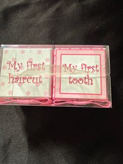 Baby Keepsake Box Set My First Haircut & Tooth