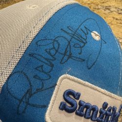 SMITHFIELD RICHARD PETTY Autographed #43 NASCAR HAT 2014