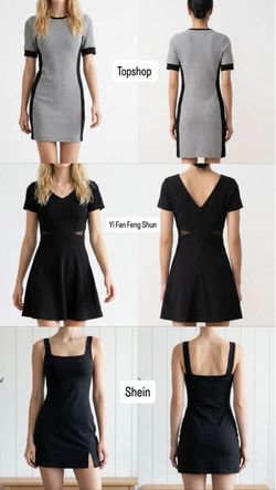 3-Pc Women's Dress Bundle (Size XS) - Topshop, Shein & More