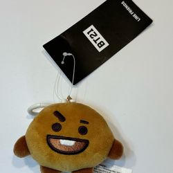 BT21 Shooky plush keychain