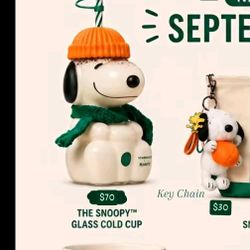 Snoopy Glass Cup
