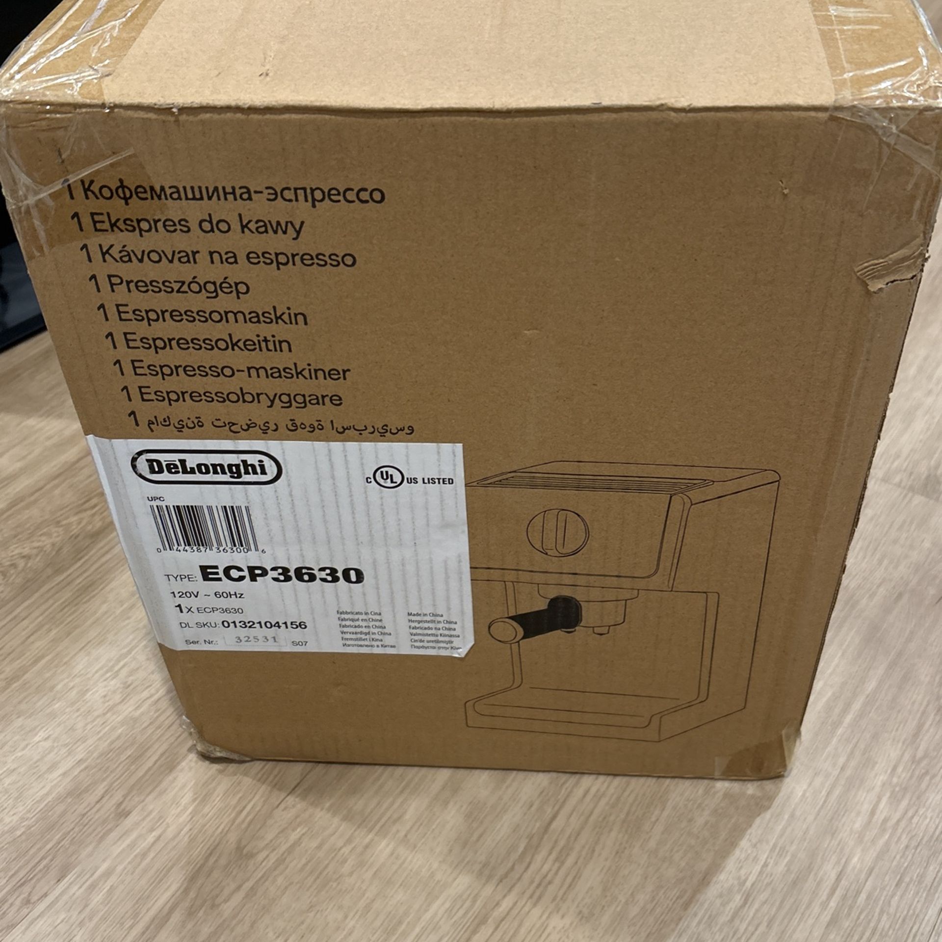 Delonghi Espresso Machine ECP 3630